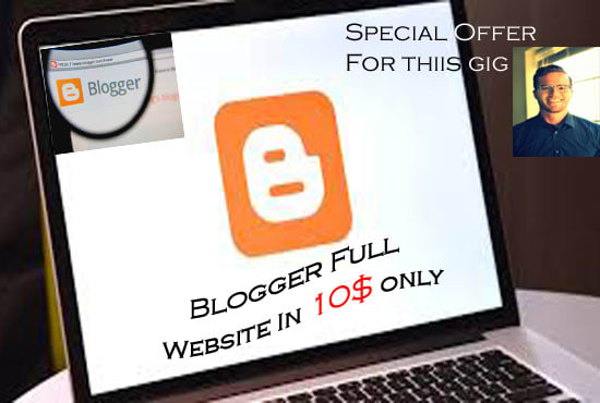 I will design your full blogger blogspot website