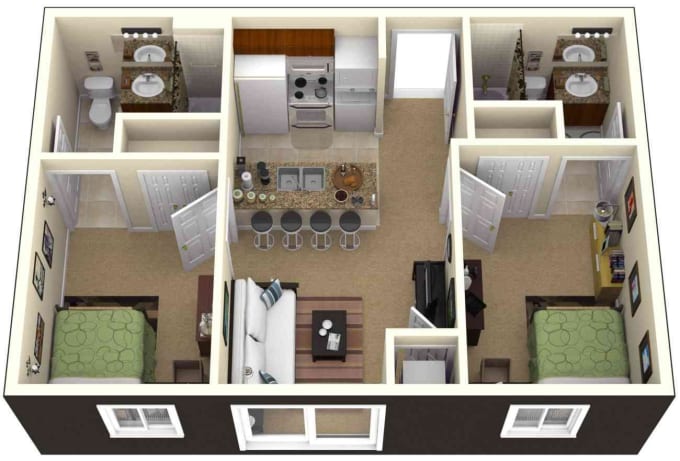 I will design your home plan2D and 3D