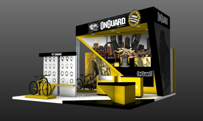 I will design your trade show booth