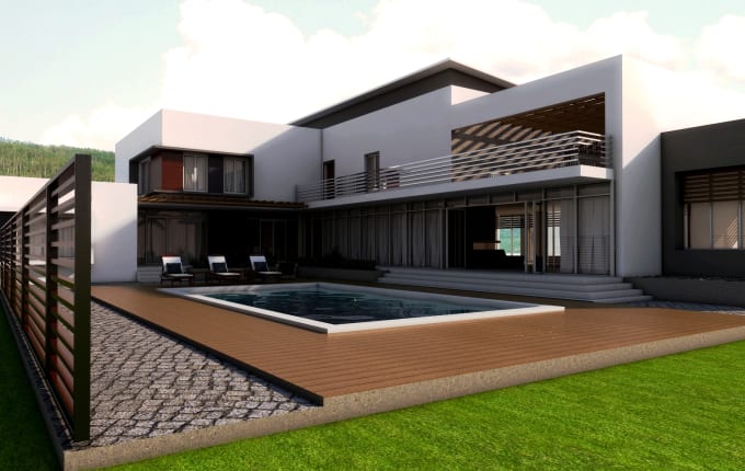 I will desing 3d render images of your architectural project