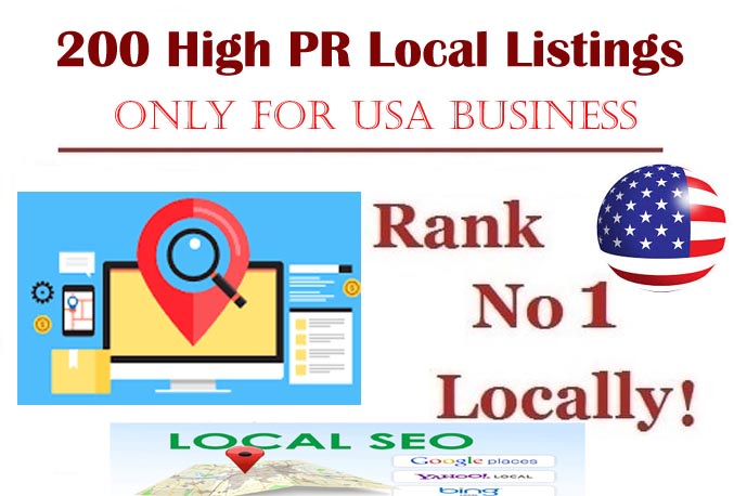 I will do 200 local listings for USA local business