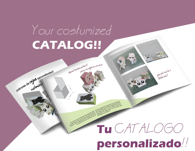 I will do a customized catalog for your products