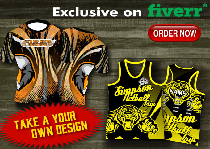 I will do amazing  t shirt design and sublimation sportswear design