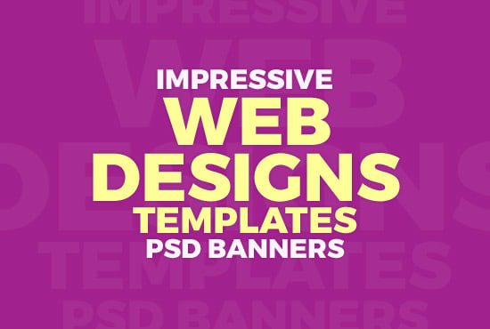 I will do best impressive webdesigns