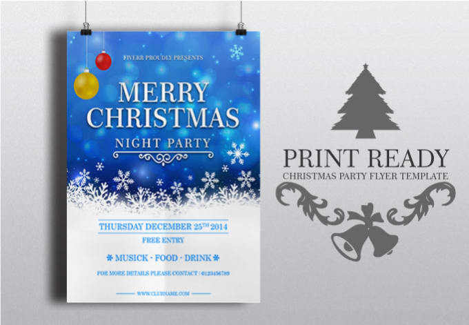 I will do christmas greeting cards, posters and invitations