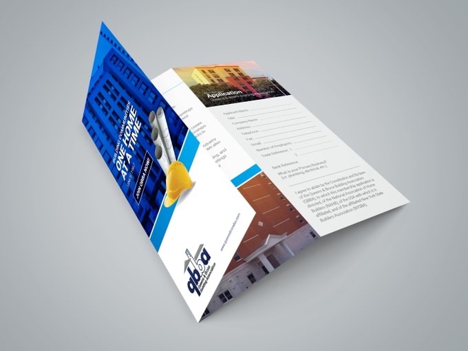 I will do clean trifold brochure or flyer design
