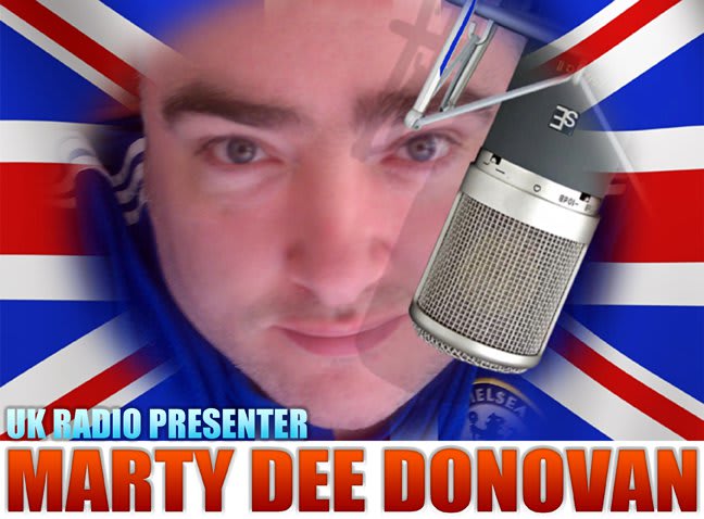 I will do dj drops in the style of a uk radio station