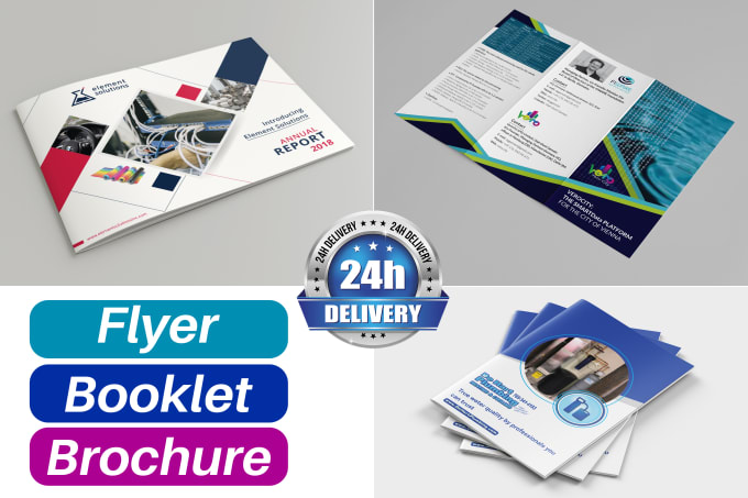 I will do flyer,brochure, booklet design