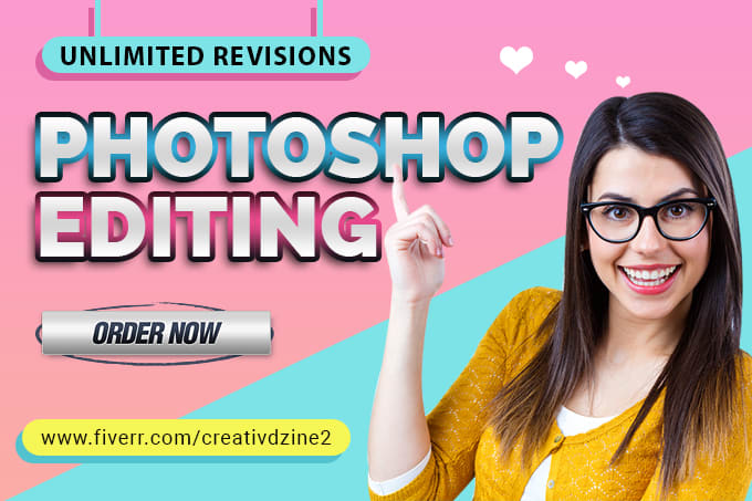 I will do photoshop editing and retouching