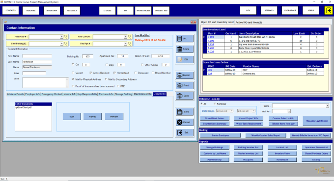 I will do vb dotnet projects with access sql mysql   database backend