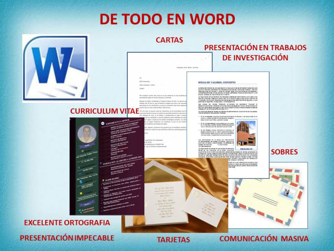 I will do whatever your need in Word Documents in spanish