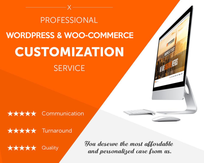 I will do wordpress customization and woocomerce customization