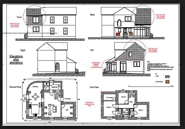 I will draft your house plans using vectorworks