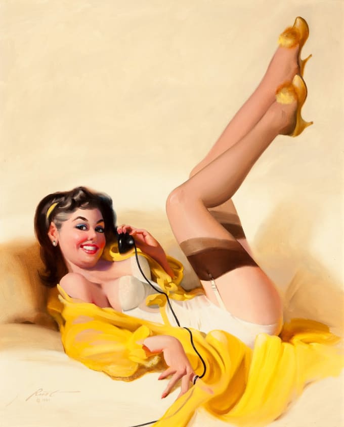 I will draw a super sexy pin up girl