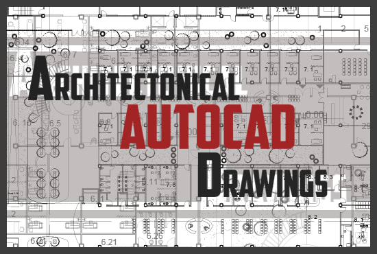 I will draw your architectonical blueprints in autocad