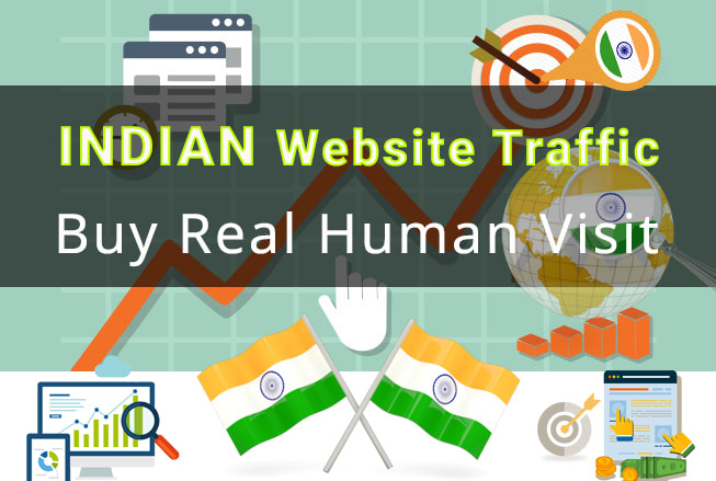 I will drive real indian web traffic or visitor to your website