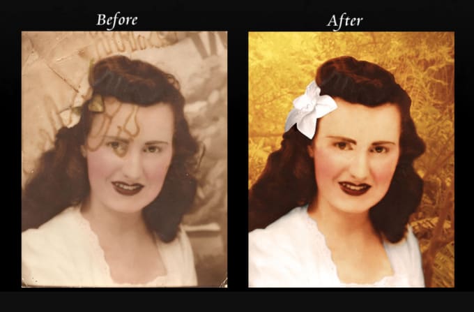 I will edit and restore old pictures and photographs