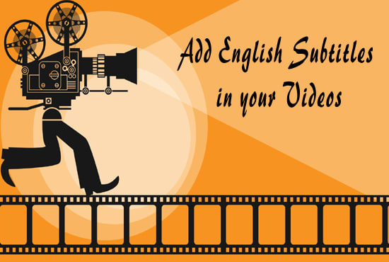 I will embed english subtitles in your video