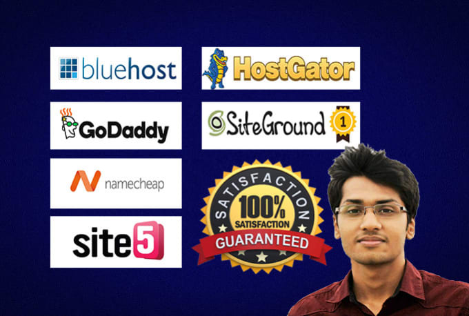 I will fix hostgator bluehost godaddy namecheap siteground hosting issue problem error