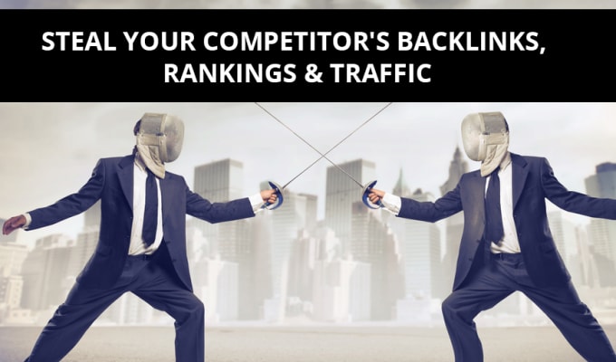 I will give report for competitors backlinks,  top pages, keywords