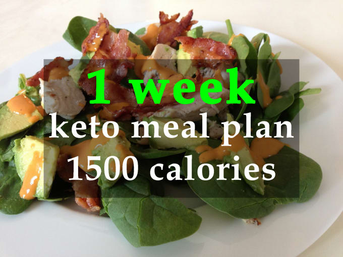 I will give you 1 week keto diet plan