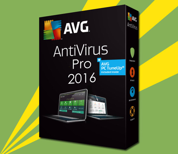 I will give you AVG Anti Virus Pro 2016