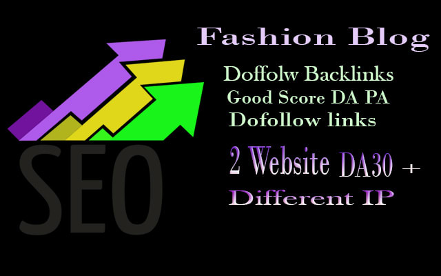 I will give you fashion blog DA30 different IP