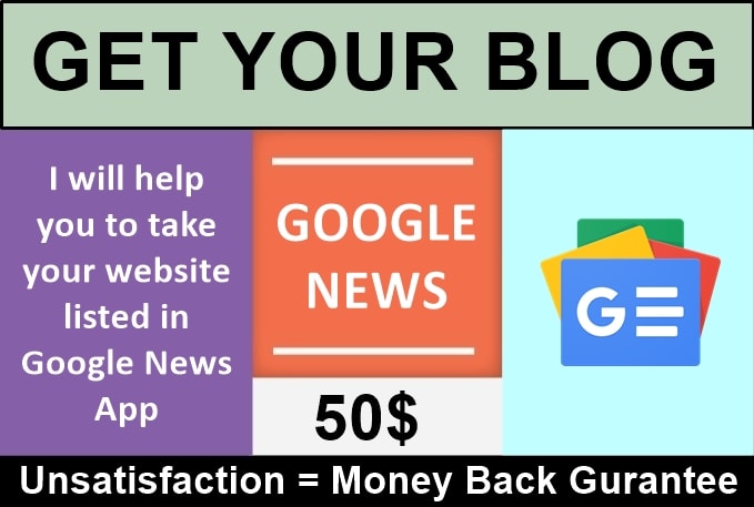 I will help your website to get listed in google news app
