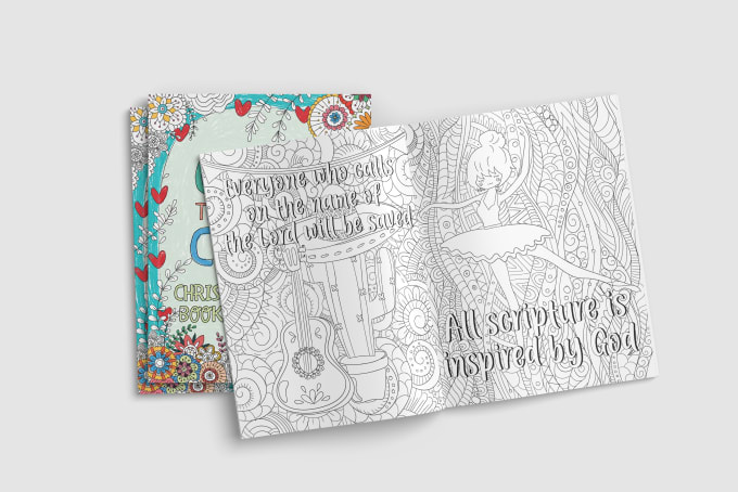 I will illustrate mandala coloring pages with quotes