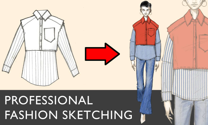 I will illustrate your fashion design