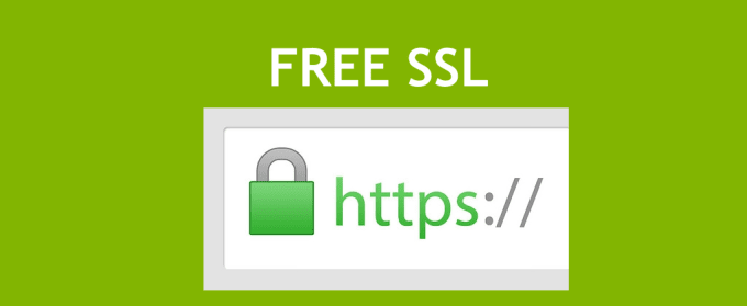 I will install a free SSL Certificate https