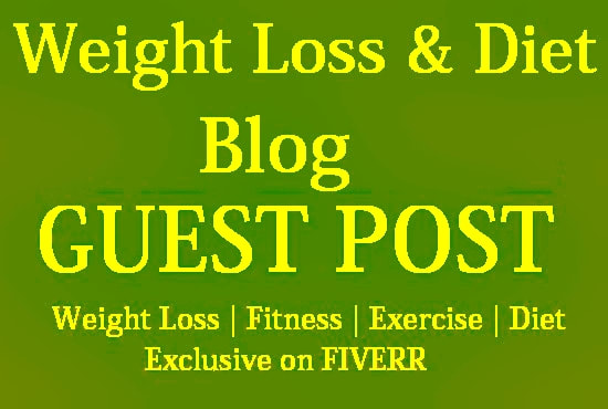 I will mention your product or website on weight loss and diet blog