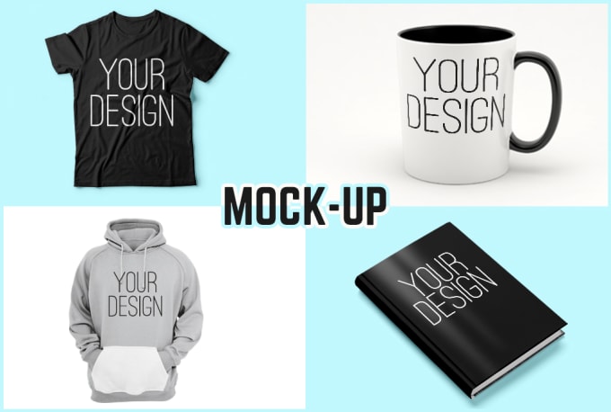 I will mockup resize t shirt hoodie mug product ebook cover design