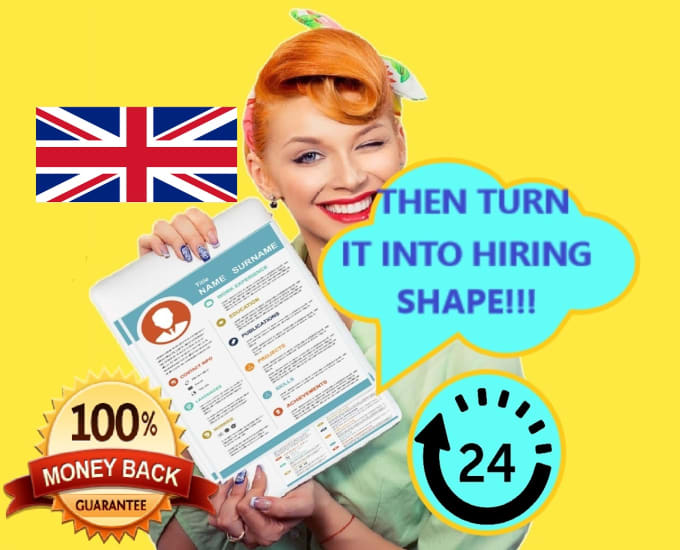 I will offer UK cv writing and cover letter, ats cv and linkedin profile writer