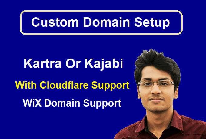 I will point custom domain with your kartra,  kajabi cloudflare wix