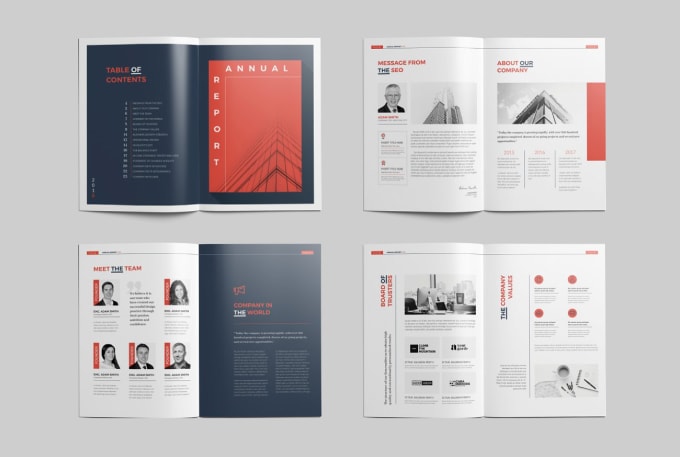 I will professionally design a foldable brochure or booklet