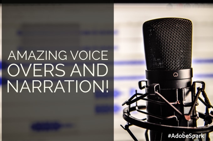I will provide an amazing pro voice over or narration
