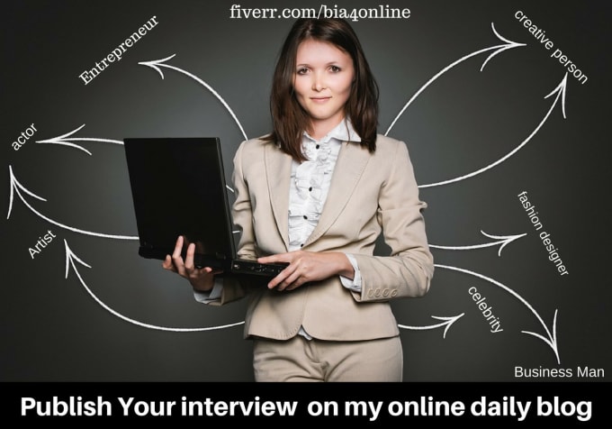 I will publish interview you on my online daily blog