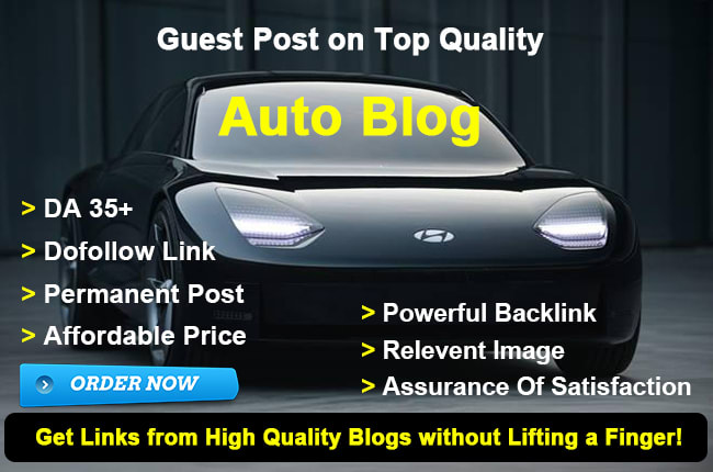 I will publish your articles on auto and car niche websites