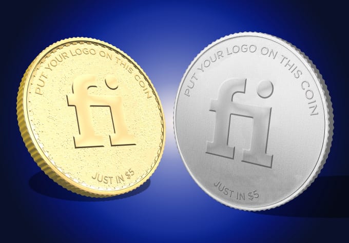 I will put your logo on Gold or Silver coin