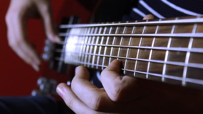 I will record professional bass guitar
