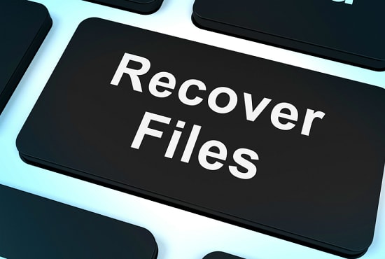 I will recover your deleted files and partitions