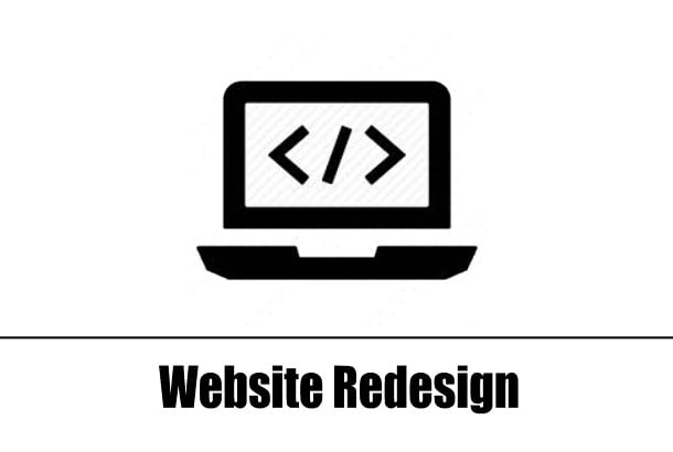 I will redesign your existing website