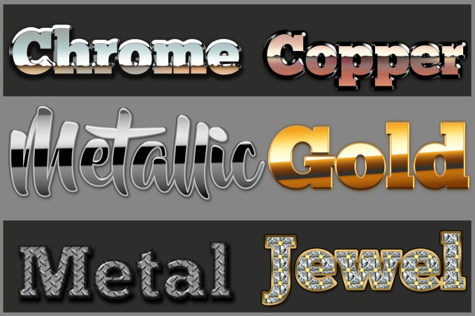 I will replicate your logo in metal, chrome, copper, jewel, and gold in 3d