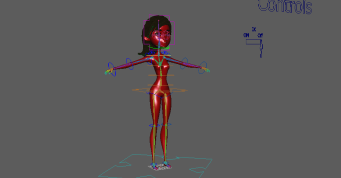 I will rig your cute 3d characters
