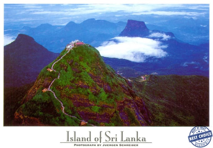 I will send you a postcard from Sri Lanka