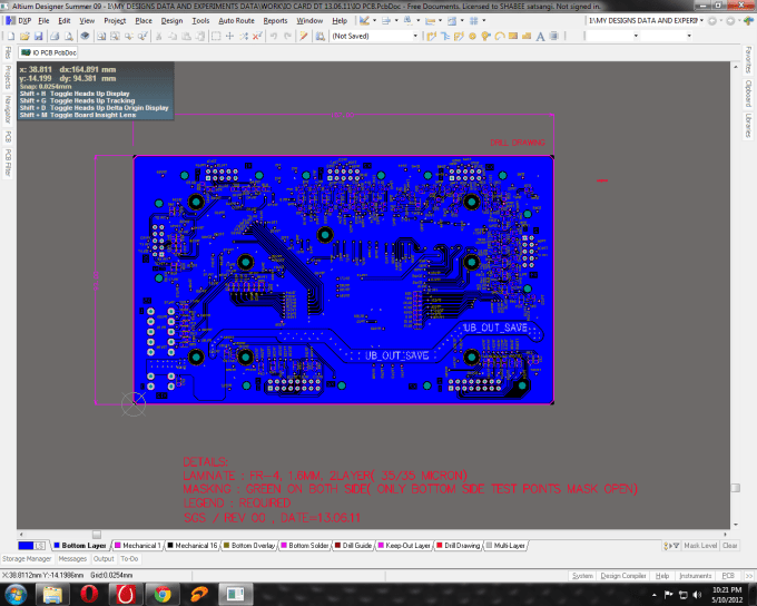 I will teach pcb layout and schematic capture and 3d library creation