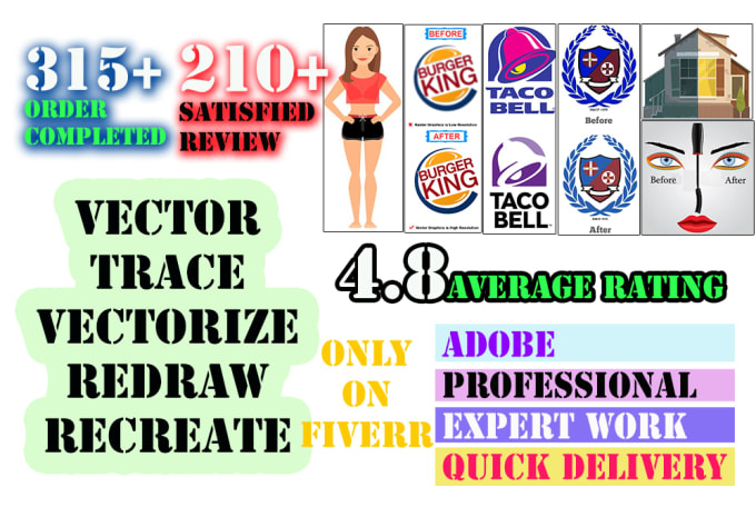 I will turn any drawing into a vectored artwork