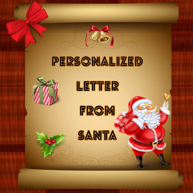 I will write a letter from Santa Claus