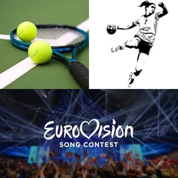 I will write articles about tennis, handball, winter sports and eurovision